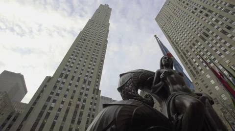 Rockefeller Center Video stock 61170967