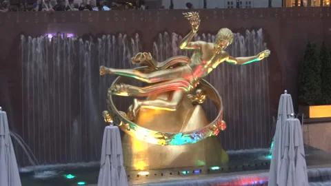 Rockefeller center New York Stock Footage 144322541