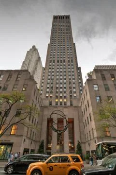 Rockefeller center statue Stock Photos