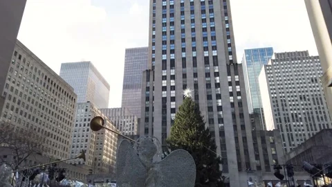 Rockefeller Christmas Tree 2020 Stock Footage