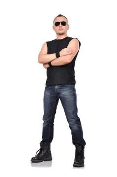 Rocker boy Stock Photos