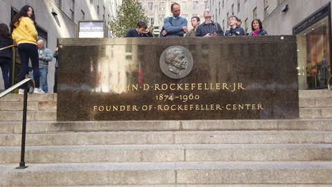 ROCKERFELLER CENTRE NYC 스톡 동영상 155975204