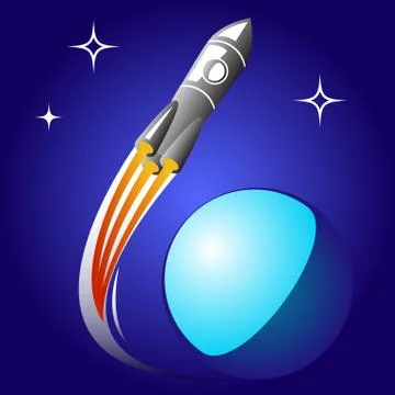 Rocket 3 Illustrazione stock