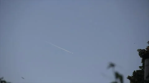 Rocket airplane Stock Footage 42334881