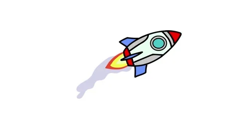 Rocket animation videos Stock Footage 267648295