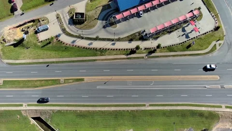 Rocket away view from traffic Stock Footage 201690159