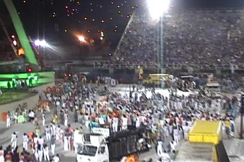 Rocket belt flight Stock-Footage 113730