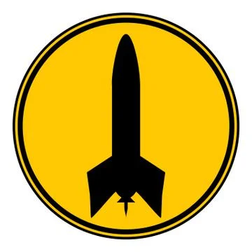 Rocket button. Stock Illustration