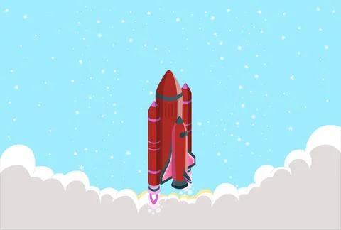 Rocket Concept Illustration Illustrazione stock