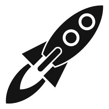 Rocket core values icon simple vector. Business trust Illustrazione stock