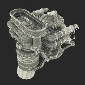 3D Model: Rocket Engine ~ Buy Now #91426803 | Pond5