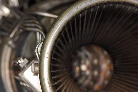 Rocket Engine Afterburner Thrust Nozzle Abstract Detail Stock Photos