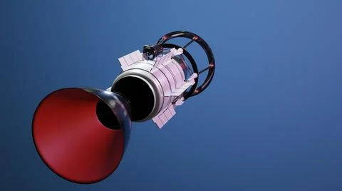 Rocket Engine Stock Illustration