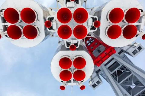 Rocket engine Stock Photos