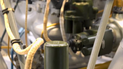 Rocket engine of soviet rocket from 1960... | Stock Video | Pond5