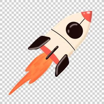 Rocket expedition Stock Illustration