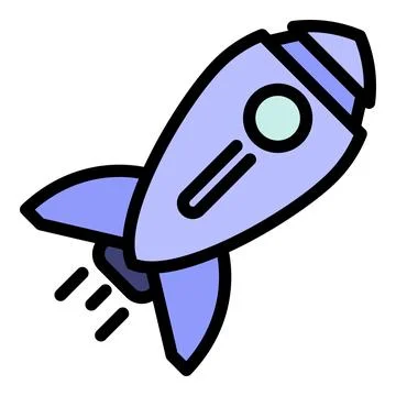 Rocket explorer icon vector flat 스톡 일러스트