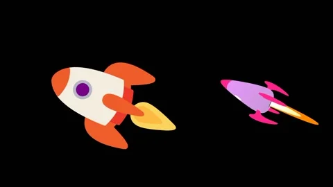 Rocket in flight Stock Footage 162108177