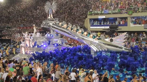 Rocket Float Carnival Stock Footage 61711010