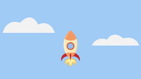 Rocket Flying 2 Stock Footage 159349326