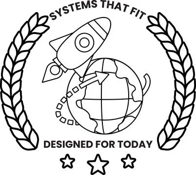 A rocket is flying through the sky above a globe Ilustração Stock
