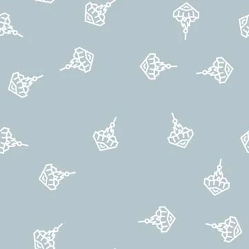 Rocket form kite line vector seamless pattern Illustrazione stock