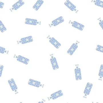 Rocket fuel hydrogen glyph vector seamless pattern 库存插图