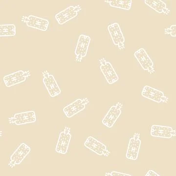 Rocket fuel hydrogen line vector seamless pattern Stock Illustration