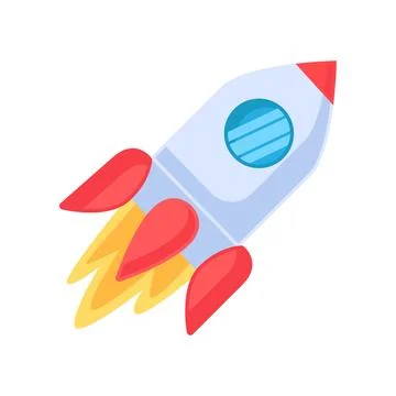 Rocket Icon Business Element Stock Illustration