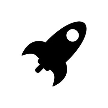 Rocket icon element of space icon for mobile concept and web apps. Thin line  Stock Illustration