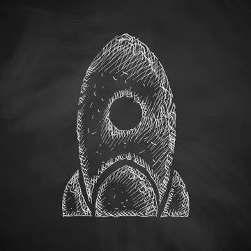 Rocket icon Illustrazione stock