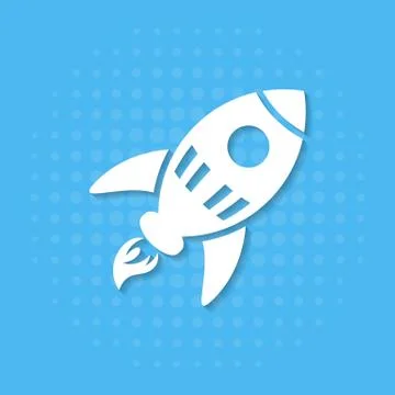 Rocket icon Illustration