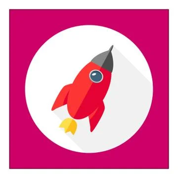Rocket icon 스톡 일러스트