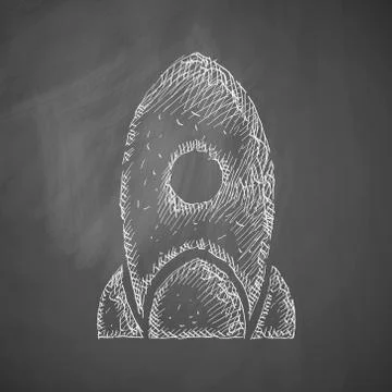 Rocket icon Illustrazione stock