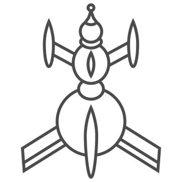 Rocket icon illustration.Vector isolated on white background a Stock Illustration