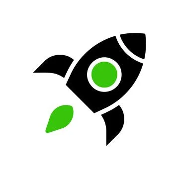 Rocket icon, launch, startup, innovation, technology, progress Stock Illustration