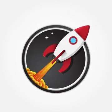 Rocket icon logo Stock Illustration