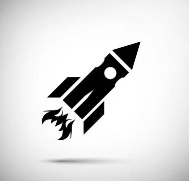 Rocket icon Rocket icon. Flat style vector illustration Copyright: xZoonar... Stock Photos