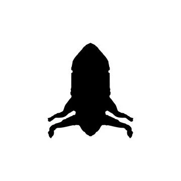 Rocket icon. Simple style space science poster background symbol. brand log.. Stock Illustration