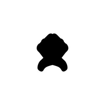 Rocket icon. Simple style space science poster background symbol. brand log.. Stock Illustration