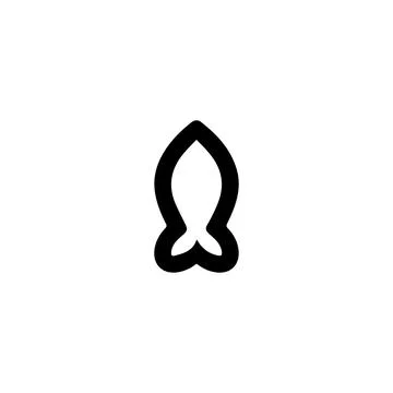 Rocket icon. Simple style space science poster background symbol. brand log.. Stock Illustration