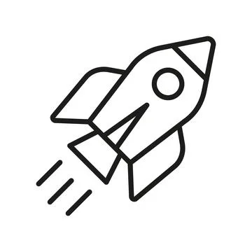 Rocket icon vector design templates simple and modern Stock Illustration