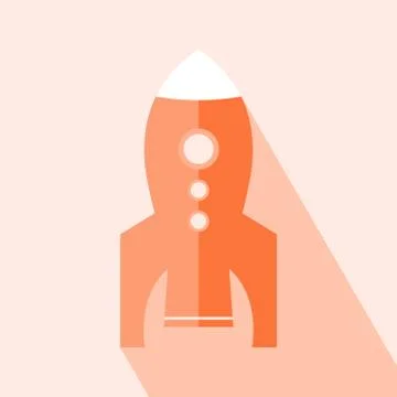 Rocket Icon Vector Stock Illustration
