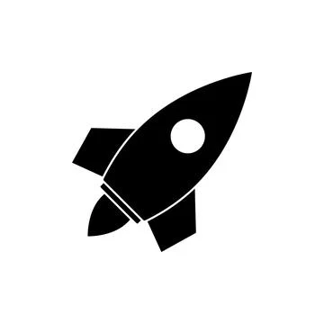 Rocket icon vector Stock Illustration