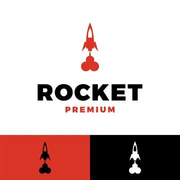 Rocket icon vector logo template illustration design Stock Illustration