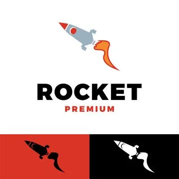 Rocket icon vector logo template illustration design Stock Illustration