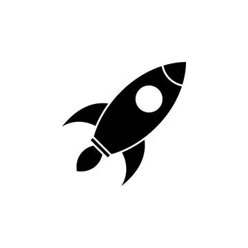 Rocket icon vector. Startup icon vector Stock Illustration