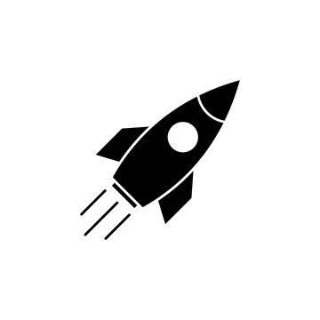 Rocket icon vector. Startup icon vector Stock Illustration