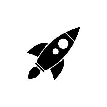 Rocket icon vector. Startup icon vector Stock Illustration