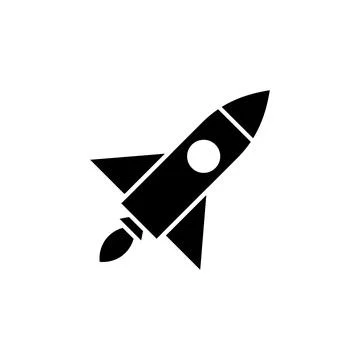 Rocket icon vector. Startup icon vector Stock Illustration